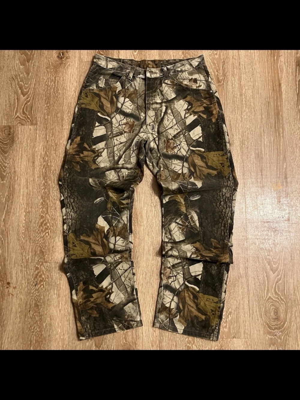 Wrangler Jeans Mens 34x32 Realtree Hardwood Camo Pro Gear Straight Hunt Pant